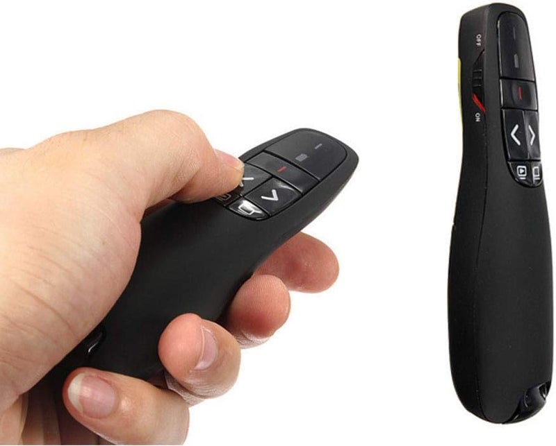 Portable comfortable handheld R400 Wireless Presenter Receiver Pointer Case Remote Control - Image 1