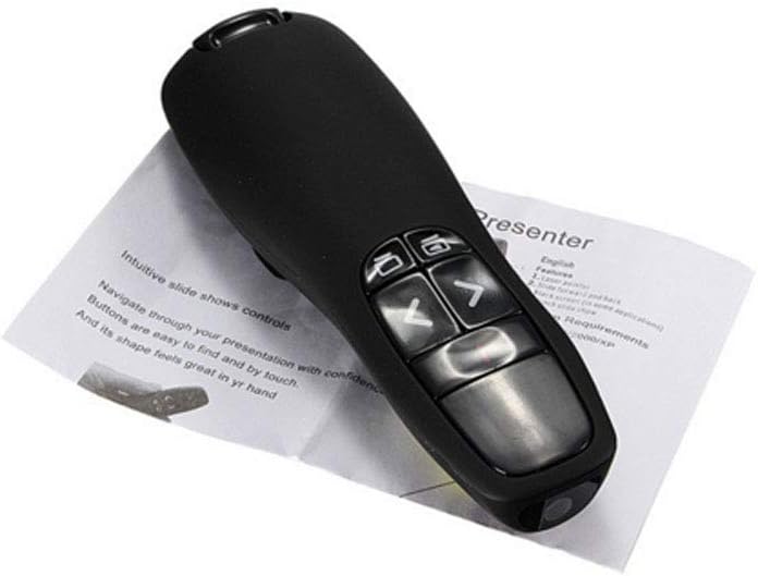 Portable comfortable handheld R400 Wireless Presenter Receiver Pointer Case Remote Control - Image 3