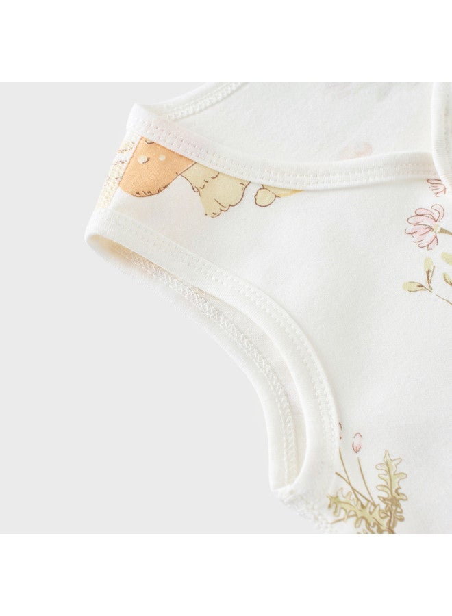 Tongtai Baby Vest, Spring And Autumn Pure Cotton Boys And Girls Baby Clothes Vest, Shoulder Cape, Belly Protector Vest, Outerwear Top - Image 4