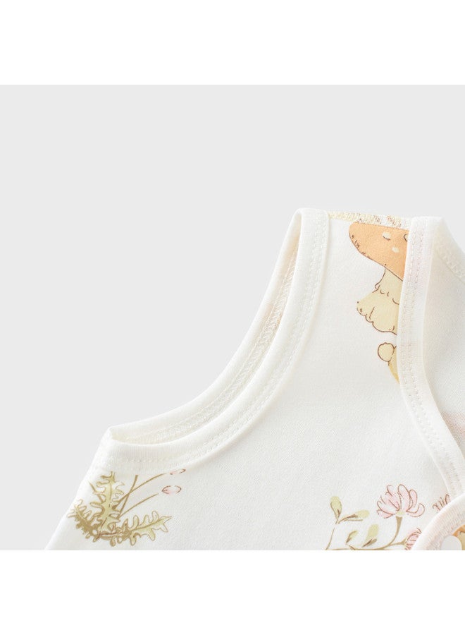 Tongtai Baby Vest, Spring And Autumn Pure Cotton Boys And Girls Baby Clothes Vest, Shoulder Cape, Belly Protector Vest, Outerwear Top - Image 3