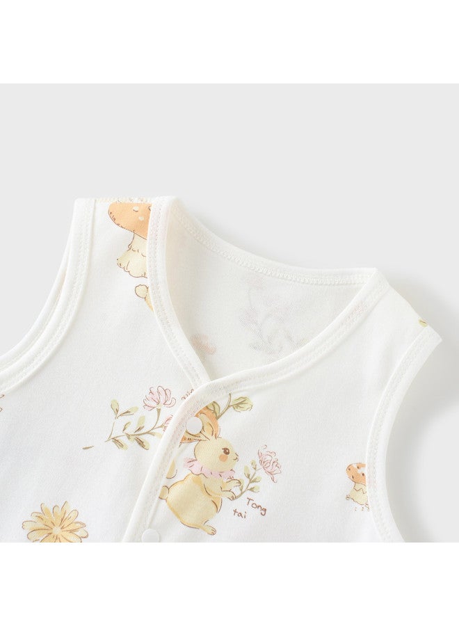Tongtai Baby Vest, Spring And Autumn Pure Cotton Boys And Girls Baby Clothes Vest, Shoulder Cape, Belly Protector Vest, Outerwear Top - Image 5