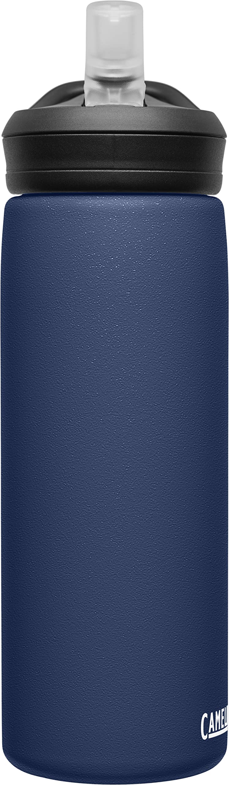 CamelBak eddy+ Water Bottle with Straw 20oz - Insulated Stainless Steel, Navy - Image 4