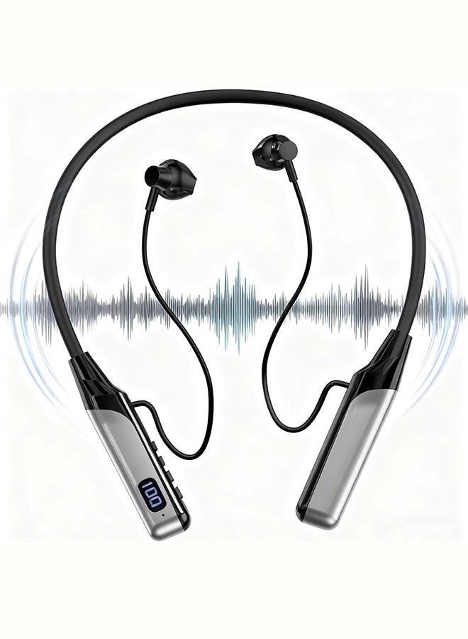 Generic Generic Wireless Headset 5 3 Neck Strap Headset Gaming Led Display Stereo Sports Headset Z132AFE466BF588651AACZ