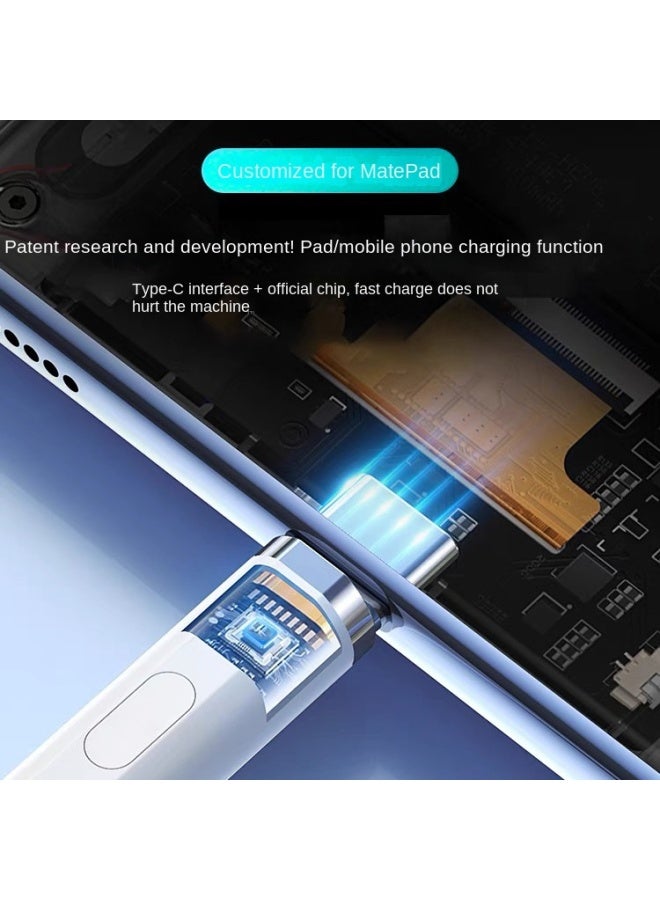 قلم لوحي أندرويد متوافق عالميًا مع Matepad Huawei قلم سعوي للرسم مرفق مغناطيسي - Image 4