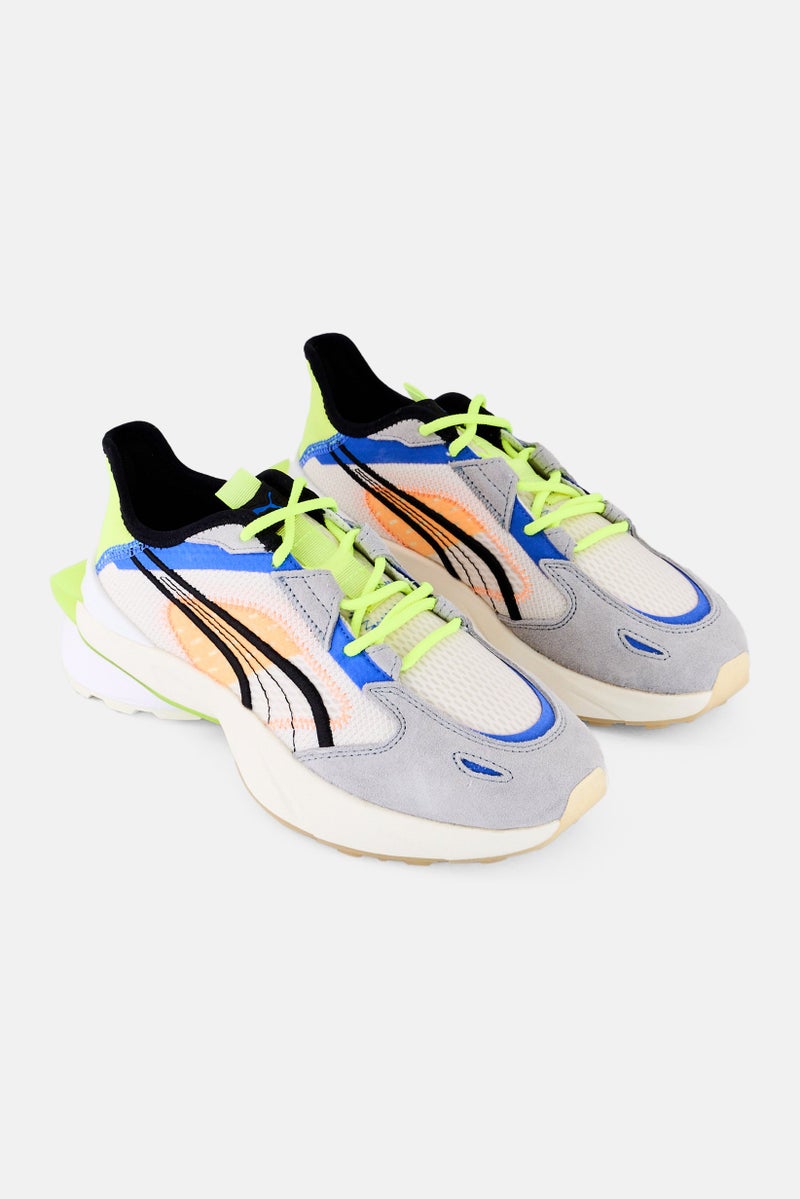 PUMA أحذية خارجية للأطفال الأولاد Pwrframe OP-1 بألوان متعددة مع أربطة Abstract - Image 1