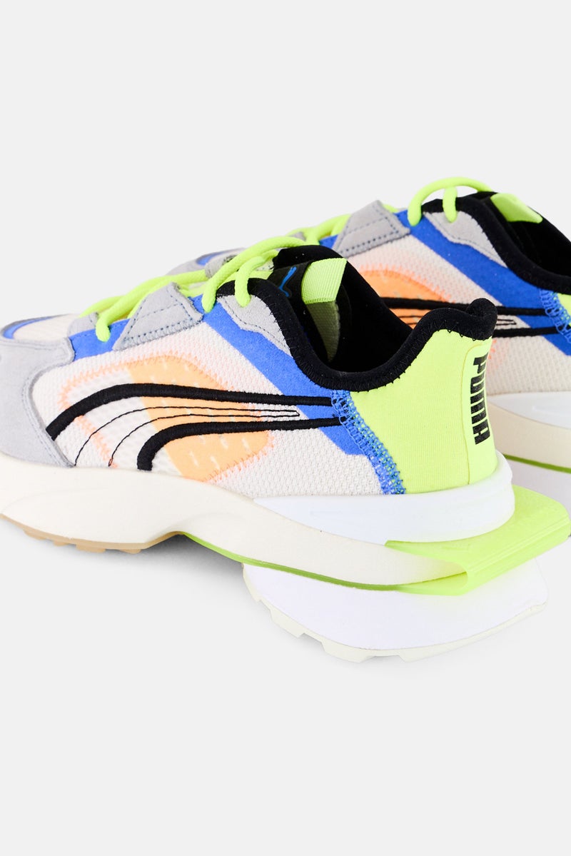 PUMA أحذية خارجية للأطفال الأولاد Pwrframe OP-1 بألوان متعددة مع أربطة Abstract - Image 2