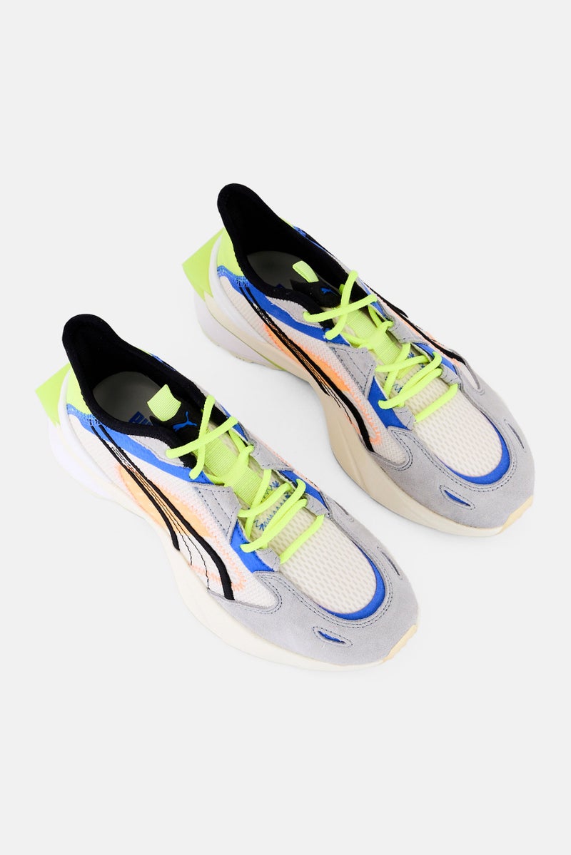 PUMA أحذية خارجية للأطفال الأولاد Pwrframe OP-1 بألوان متعددة مع أربطة Abstract - Image 4