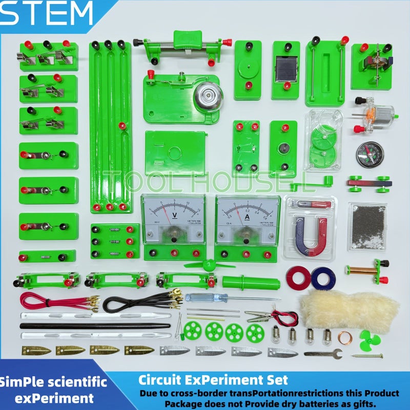 Comprehensive Physics Experiment Kit Suitable For Hands On Science Education With 50 Plus Experiments Non Toy For Homeschooling Schools And Self Learning Luxury Fabric Storage Box Classroom Experiment Kit - Image 3