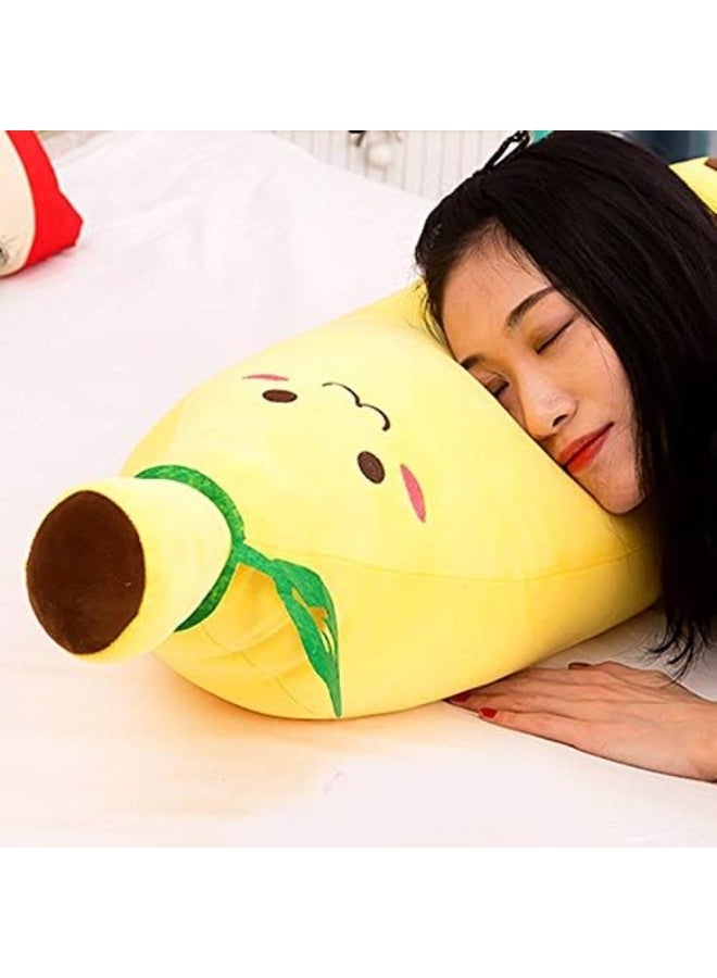 BEYTOR Cute Banana Stuffed Plush Pillow – Large Soft Fruit Hugging Cushion, Yellow Banana Plush Toy for Bed, Home Décor & Kids Birthday Gifts 80cm - Image 5
