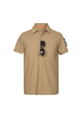 Generic - Special Forces Tactical Polo Shirt Short Sleeve Khaki lapels - Image 1