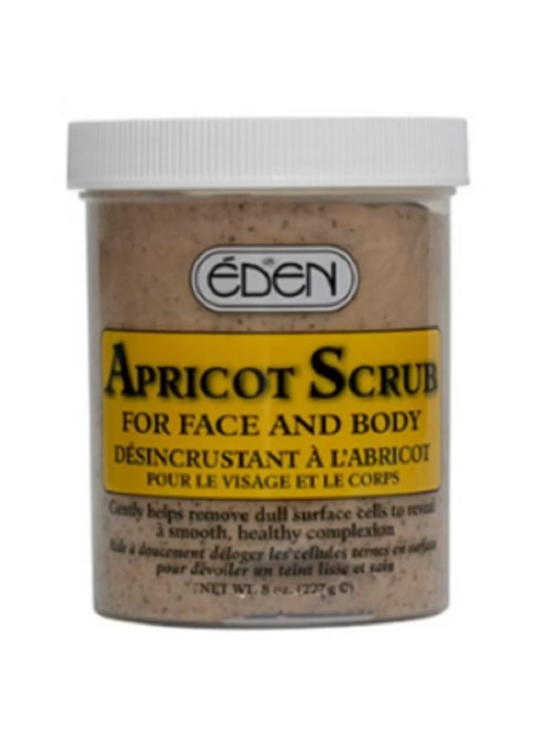 Eden Apricot Scrub Face & Body 227 gm
