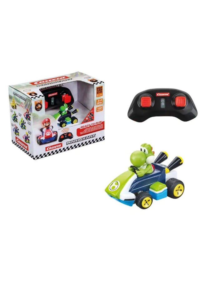 Carrera RC Mario Kart Yoshi Mini RC Car (1:50, Green) - Image 2