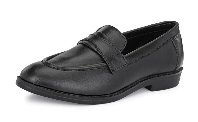 MACTREE Black Synthetic Formal Slipon Loafers for Men - 41 UK - Image 1