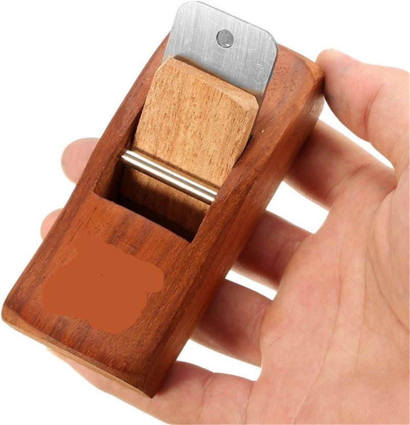 Woodworking Planer Redwood Mini Manual Edge Trimming Planer Flat Planer Push Planer DIY Carpenter Tool for Woodworking, Wood Planing - Image 4