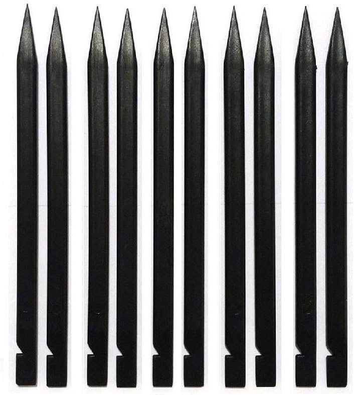 fixinus 200 Pieces 4.72" Black Stick Non-Abrasive Nylon Plastic Spudger Security Pry Bar for iPhone iPad Mobile Phone Tablet Laptop LCD Screen Opening Repair Tool - Image 1