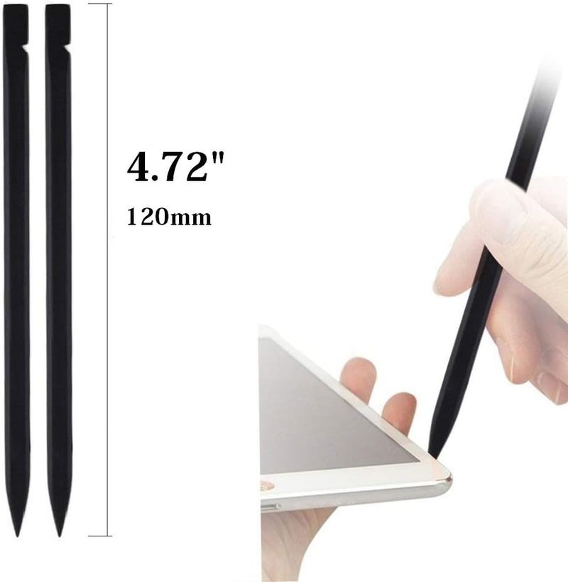 fixinus 200 Pieces 4.72" Black Stick Non-Abrasive Nylon Plastic Spudger Security Pry Bar for iPhone iPad Mobile Phone Tablet Laptop LCD Screen Opening Repair Tool - Image 2
