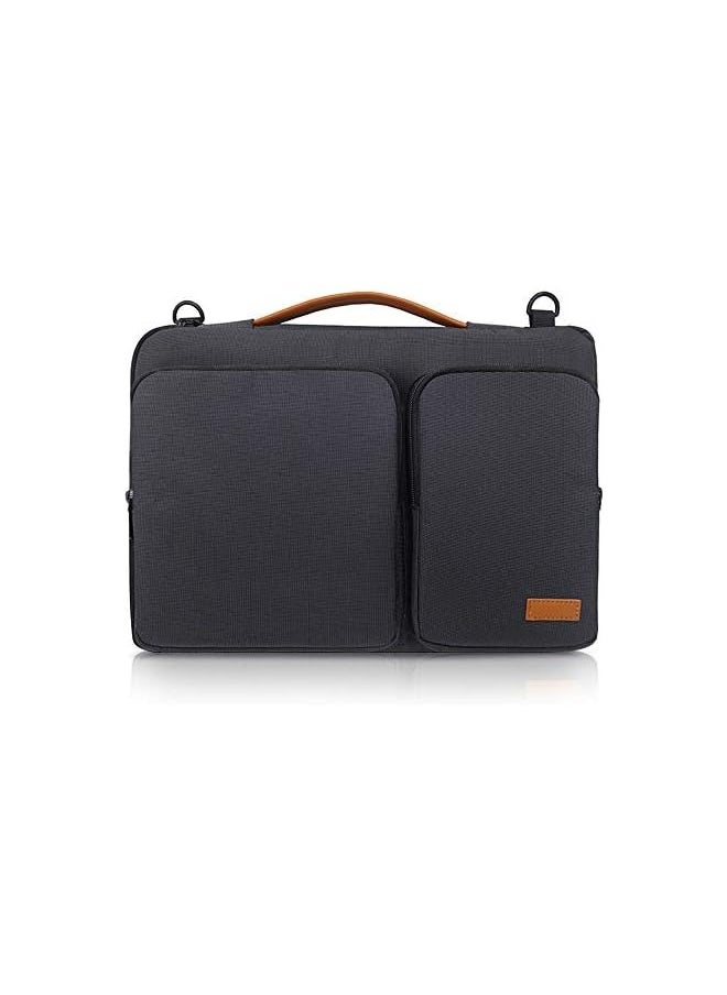 Laptop Shoulder Bag for MacBook Air 13-13.3 inch Briefcase 13 MacBook Pro Waterproof Shockproof Notebook Sleeve