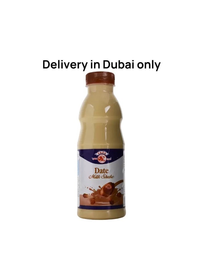 Safa Safa Dates Flavored Fresh Milk Shake- 500ml (Delivery In Dubai Only)  - Image 1