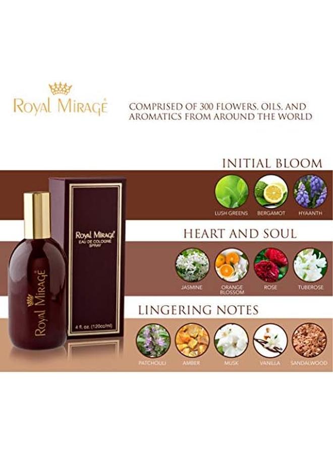 رويال ميرج عطر أو دي كولونيا الأصلي 120 مل، عبوة من قطعتين - Image 2