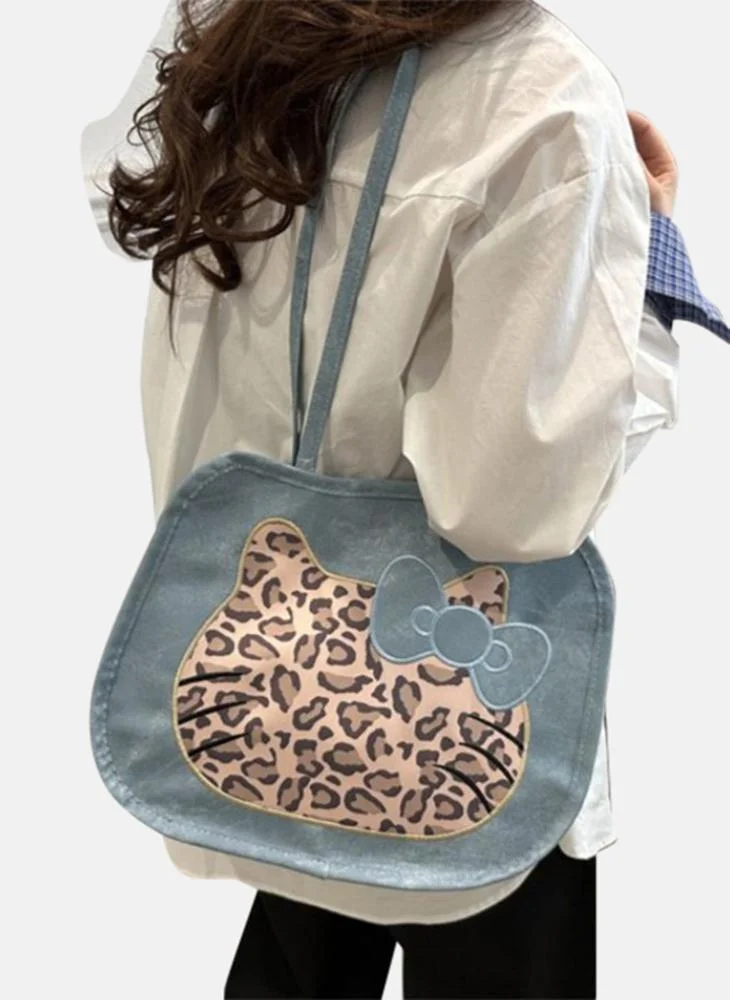 يونيكي Blue Printed Lifestyle tote Bag