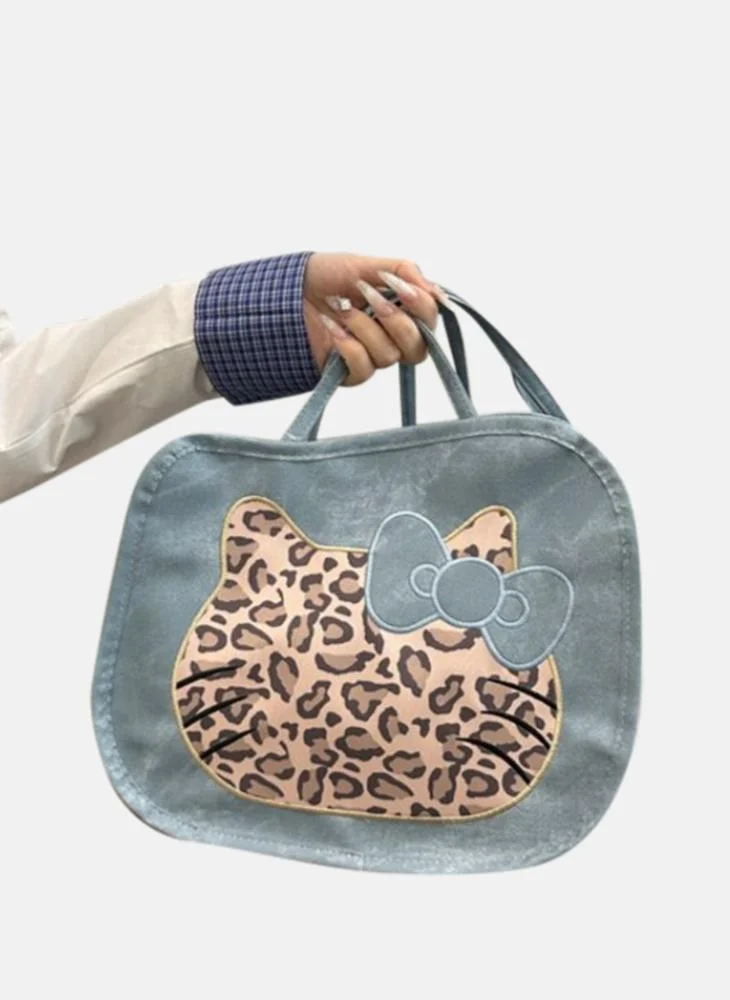 يونيكي Blue Printed Lifestyle tote Bag
