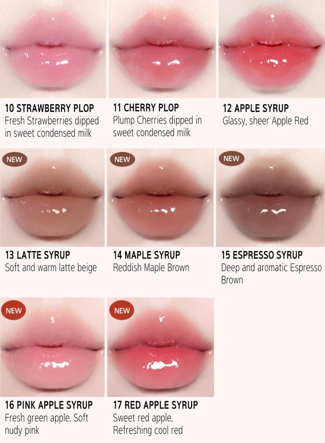 BBI@ BBIA BBIA Over Glaze Lip Gloss - Plumping & Volumizing Over Lip Glossy Lip Tint with High-Glow Glassy Shine Finish, Naturally Moisturizing, Non-Sticky, Lightweight, Korean Makeup (11 CHERRY PLOP) - Image 3
