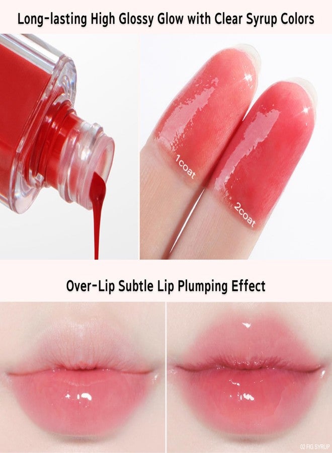 BBI@ BBIA BBIA Over Glaze Lip Gloss - Plumping & Volumizing Over Lip Glossy Lip Tint with High-Glow Glassy Shine Finish, Naturally Moisturizing, Non-Sticky, Lightweight, Korean Makeup (11 CHERRY PLOP) - Image 5
