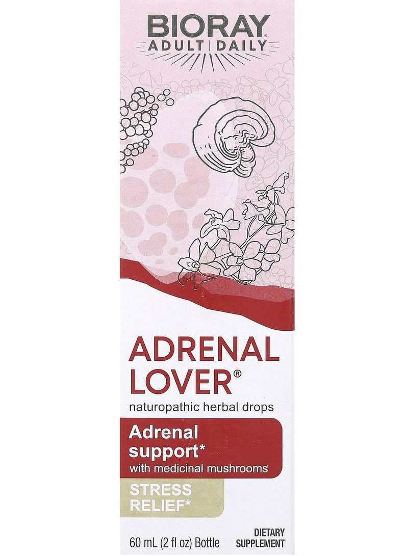 Adrenal Lover, Adrenal Support with Medical Mushrooms, 2 fl oz (60 ml)