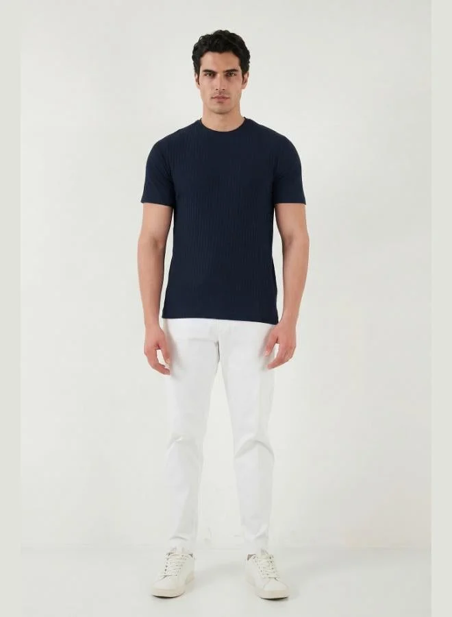 Buratti  Buratti Cotton Regular Fit Crew Neck T-Shirt Men's T-SHIRT 5904068 for Men | Best Price UAE