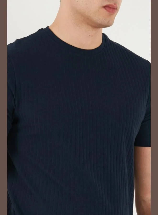 Buratti  Buratti Cotton Regular Fit Crew Neck T-Shirt Men's T-SHIRT 5904068 for Men | Best Price UAE