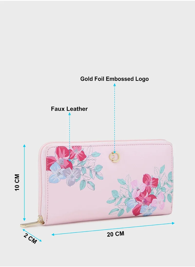CAPRESE CAPRESE-Shanaya Zip Around Wallet Large Pink