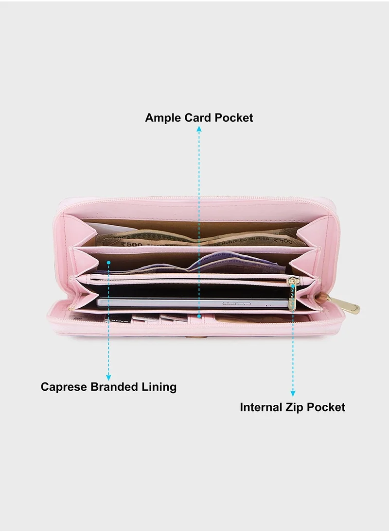 CAPRESE CAPRESE-Shanaya Zip Around Wallet Large Pink