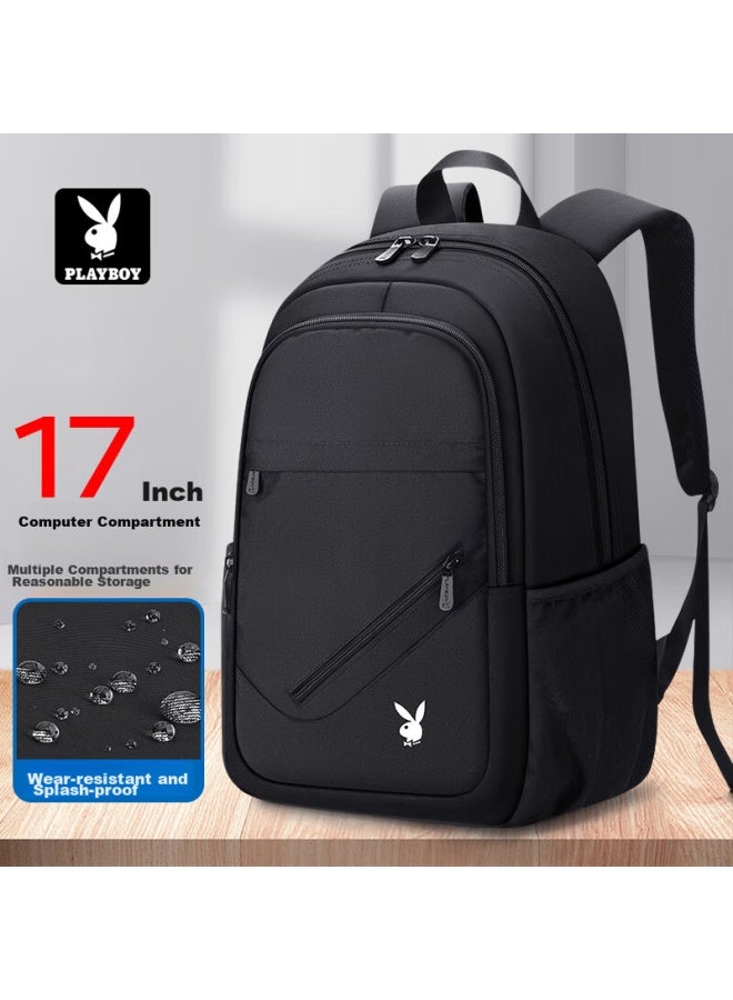 Playboy Backpack For Men, Large Capacity Travel Bag, High School Middle School College Student Laptop Backpack, Men's Bag - Image 1