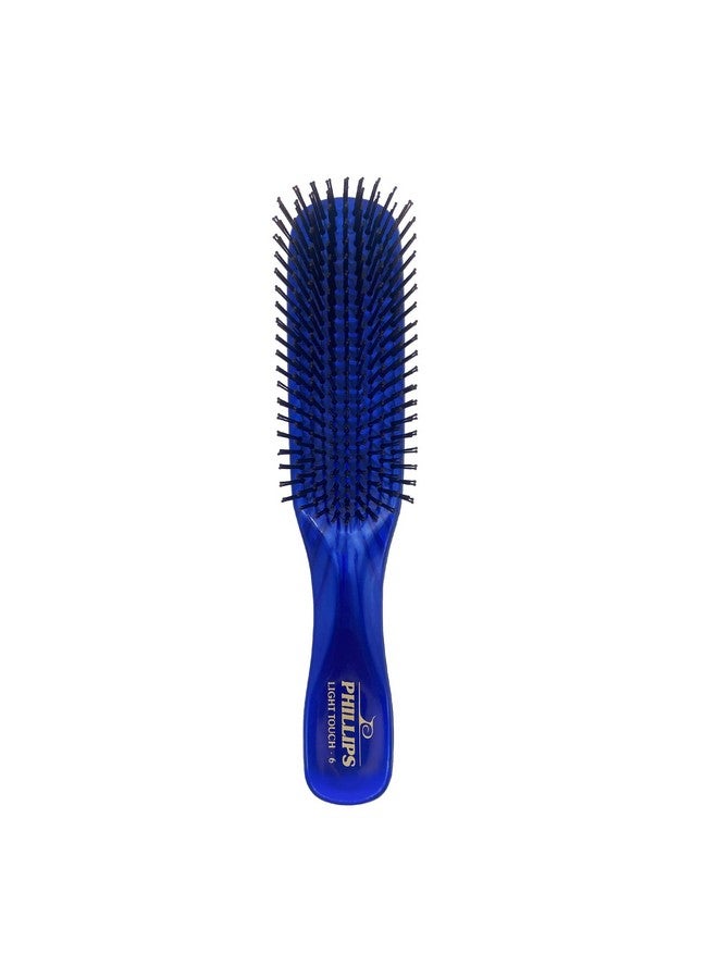 Phillips Brush Sapphire Blue Light Touch 6 Hair Brush - Part of the Gem Collection (Sapphire) - Image 1