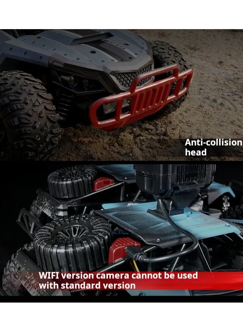 AROAQ - Four-way RC vehicle Toy off-road vehicle high-speed mobile phone control real-time WIFI image transmission 200W camera remote-contro - Image 1