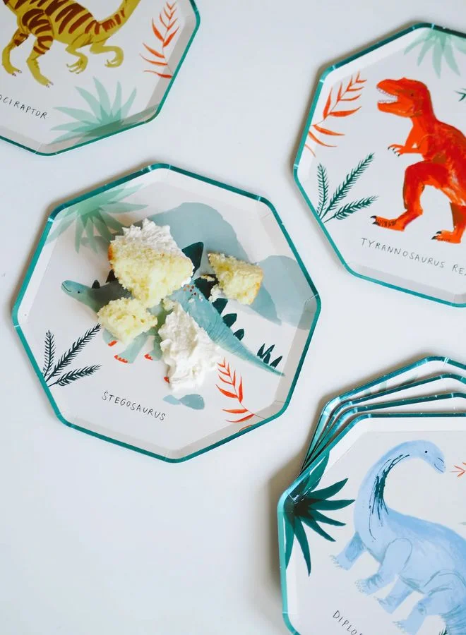 Meri Meri Dinosaur Kingdom Side Plates