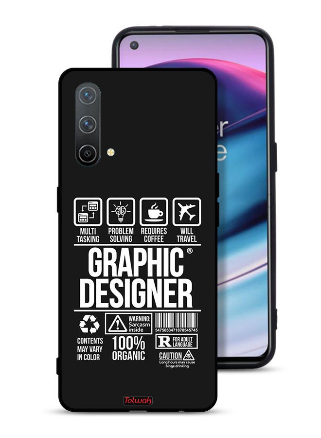 Tolwak OnePlus Nord CE 5G Protective Case Cover Graphic Designer Sticker - Image 1