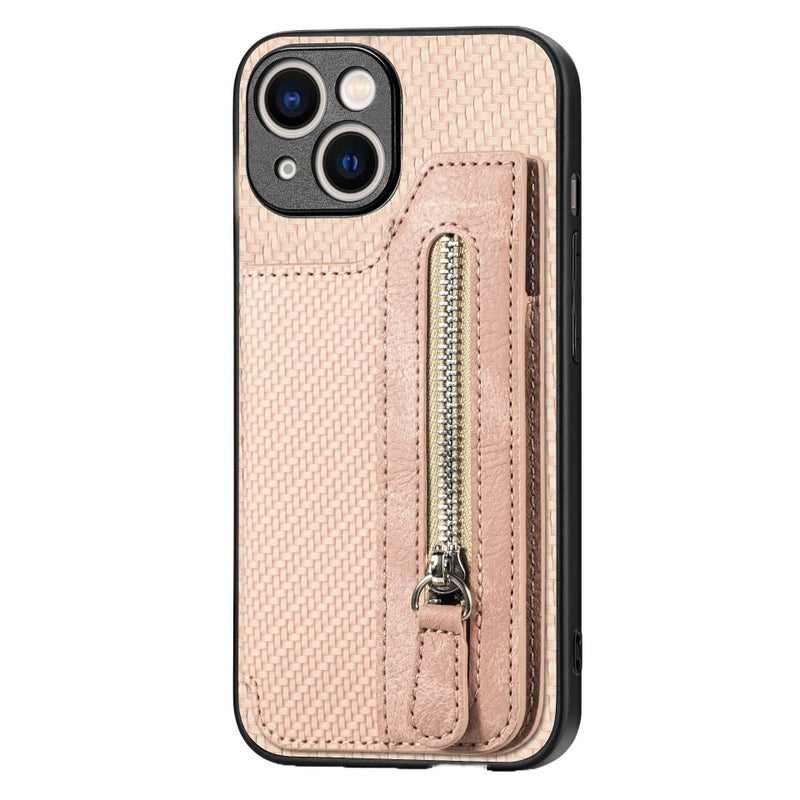 TPU Protective Case for iPhone 17 / 17 Air / 17 Pro / 17 Pro Max with Card Holder and Drop Protection plus Shockproof plus Kickstand plus Strong Magnetic in Khaki - ModaStar - Image 1