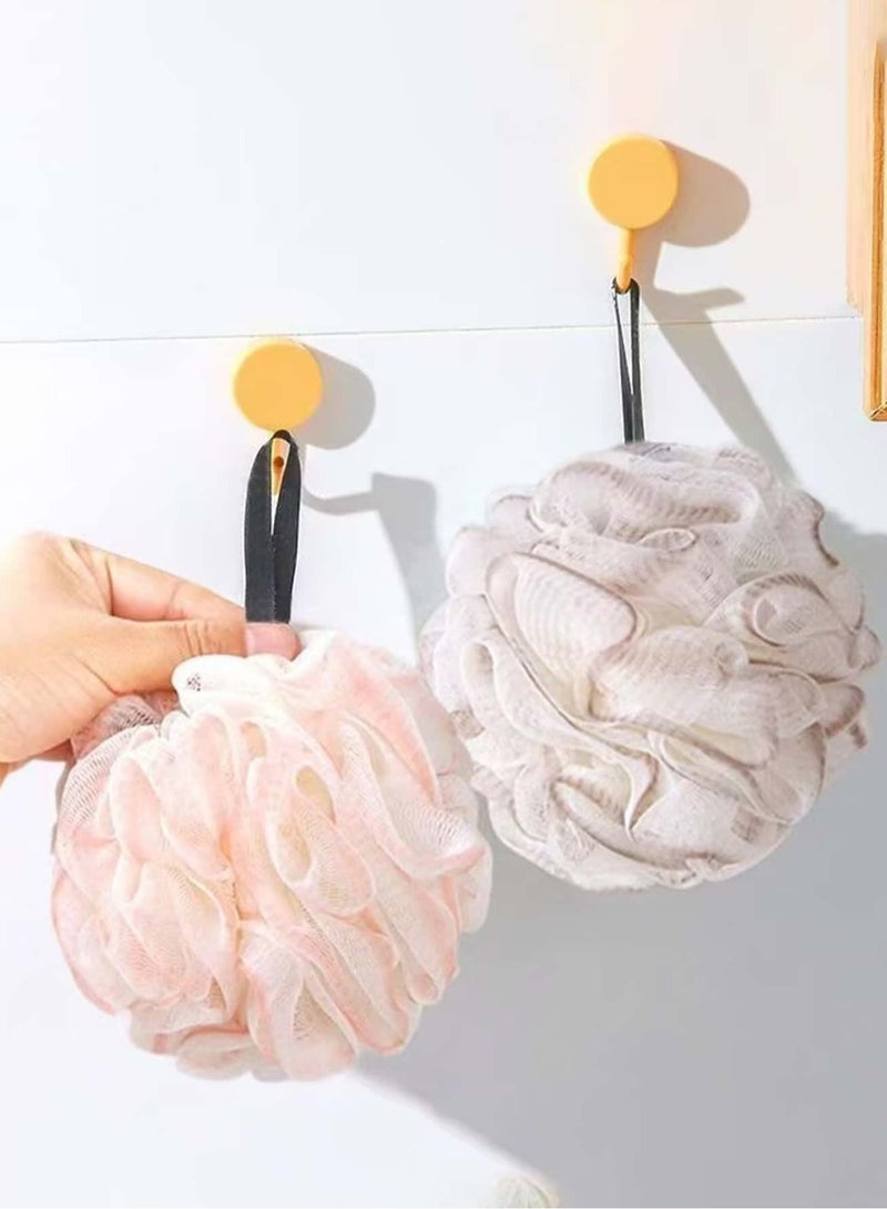 Shein Soft High-Density Bath Loofah – 2 Pcs Body Cleaning Shower Sponge with European Quality for All Skin Types - Image 1