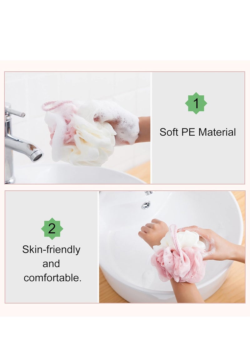 Shein Soft High-Density Bath Loofah – 2 Pcs Body Cleaning Shower Sponge with European Quality for All Skin Types - Image 4