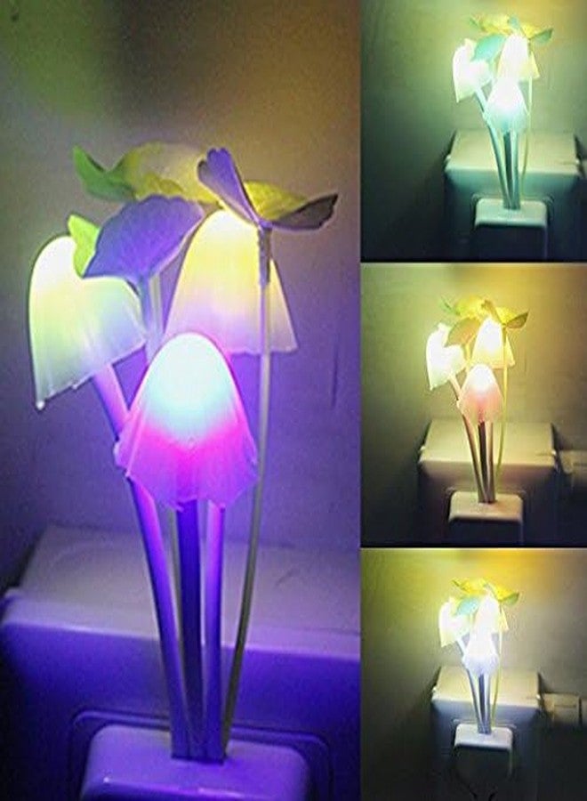 Dimitra Mushroom LED Night Lamp Smart Sensor, Color Change auto On/Off |Beautiful Illumination | Home Decoration Lights | Bedroom |Corridor Mushroom| Flower with Plug | Magic (Multicolor Pack of 1) - Image 4