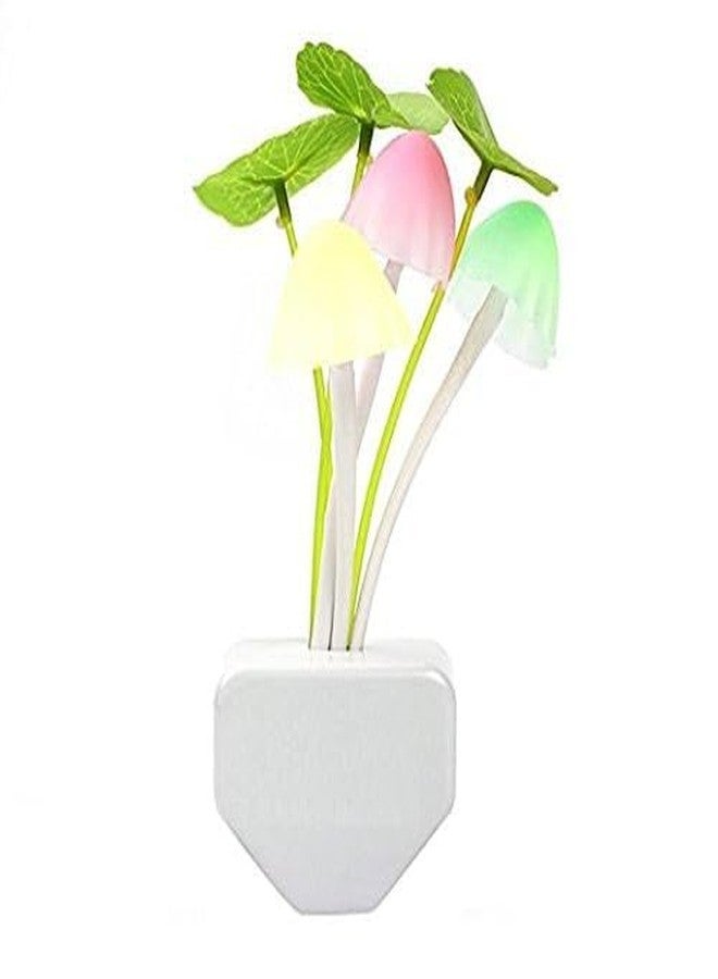 Dimitra Mushroom LED Night Lamp Smart Sensor, Color Change auto On/Off |Beautiful Illumination | Home Decoration Lights | Bedroom |Corridor Mushroom| Flower with Plug | Magic (Multicolor Pack of 1) - Image 1