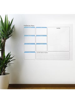 Buffer Weekly Planner Magnetic Wall Sticker Calendar 100 cm x 60 cm  - Image 1
