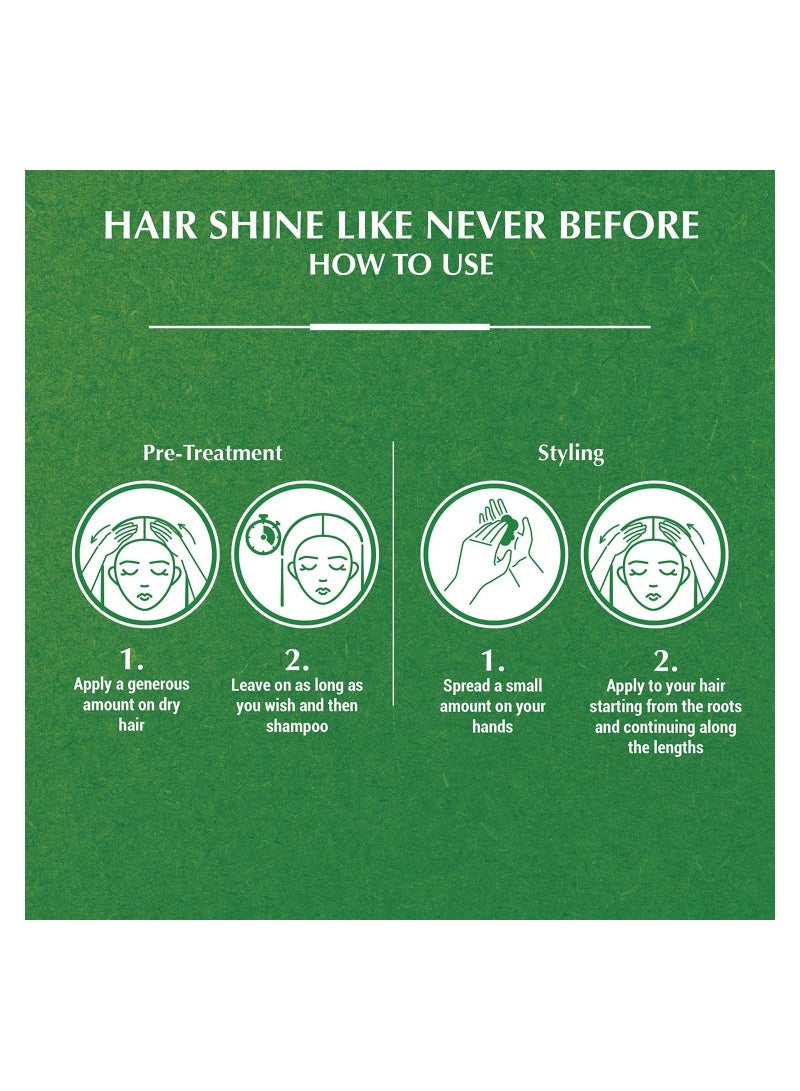 VATIKA Hair Fall Control Styling Hair Cream Cactus, Ghergir and Olive 140ml - Image 4