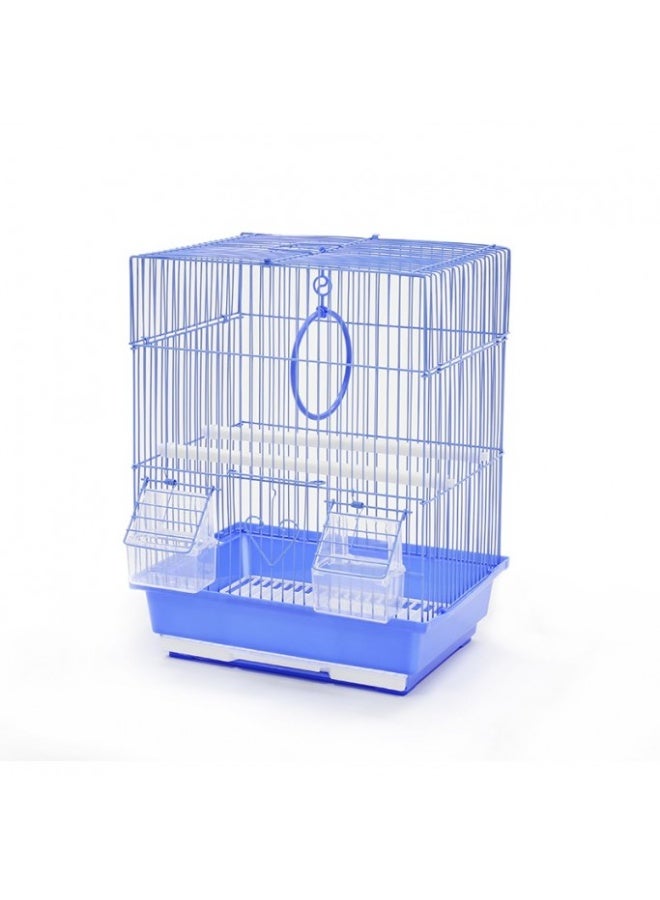 Dayang BC-A105 Compact Metal Bird Cage for Budgies, Finches, Lovebirds, Canaries & Small Birds, 30x23x39cm