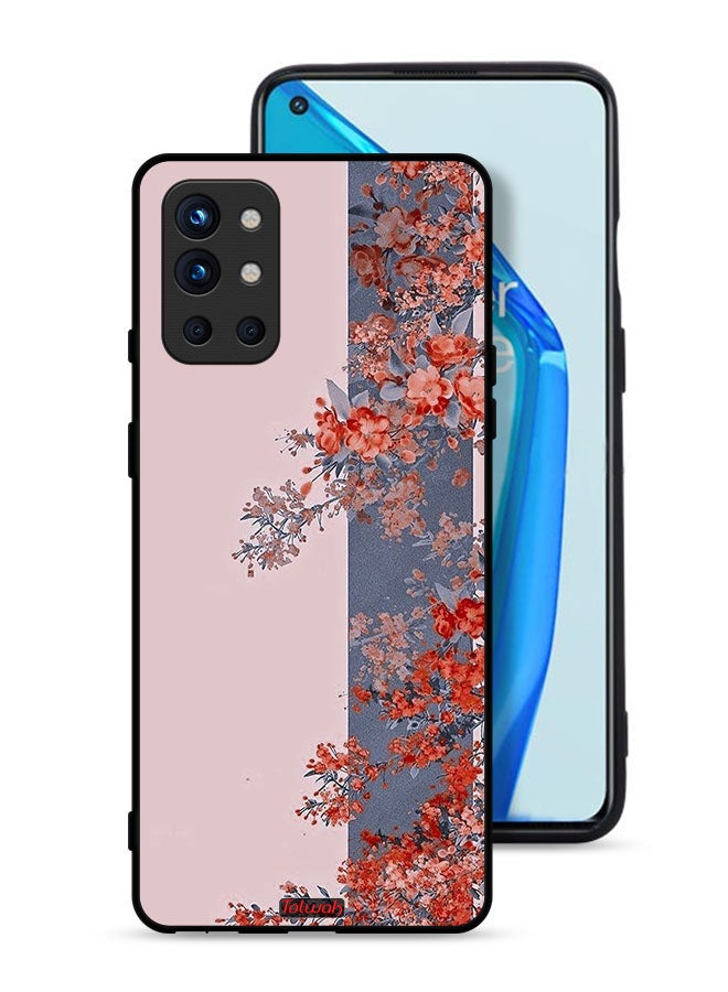 Tolwak OnePlus 9R 5G Protective Case Cover Tree Leaves And Flowers Art - Image 1