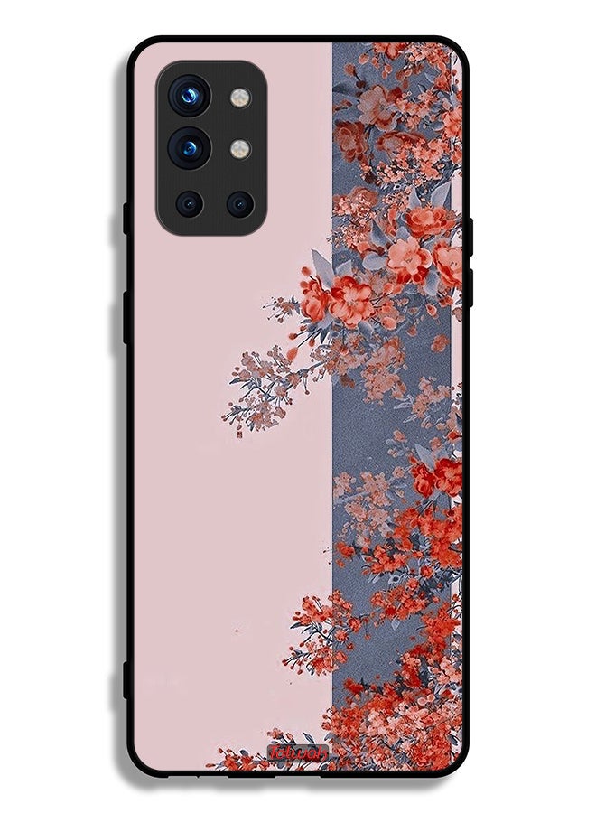 Tolwak OnePlus 9R 5G Protective Case Cover Tree Leaves And Flowers Art - Image 2