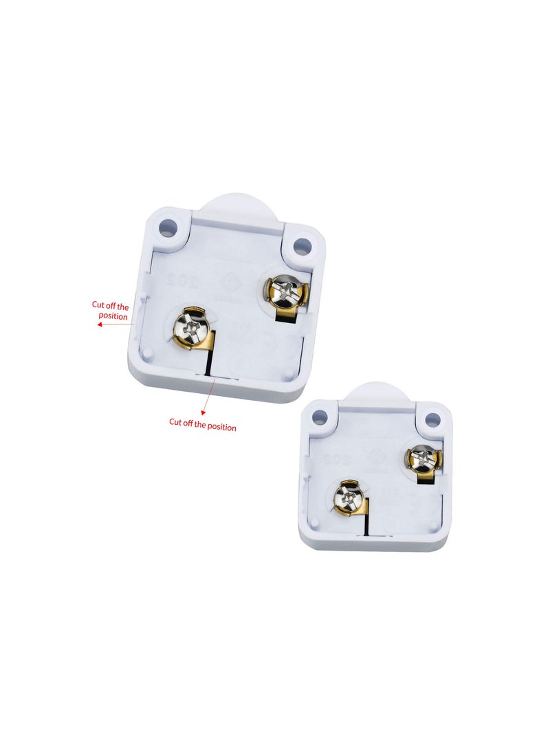 SOLARAE Cabinet Door Switch, Cabinet Light Switch, Automatic Switch for Cupboards, Suitable for All Cabinets and Door Types, Various Lighting Devices, Electrical Devices and Transformers(4 Piece) - Image 5