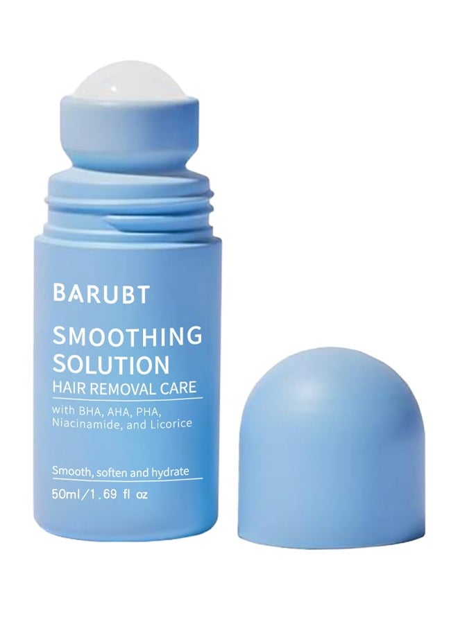 باروبت محلول التنعيم، عناية إزالة الشعر، سيروم علاج الشعر الناشب – محلول التنعيم للبثور الناتجة عن الحلاقة وعناية ما بعد إزالة الشعر | عناية مرطبة للإبطين والساقين وخط البيكيني والذراعين - Image 1