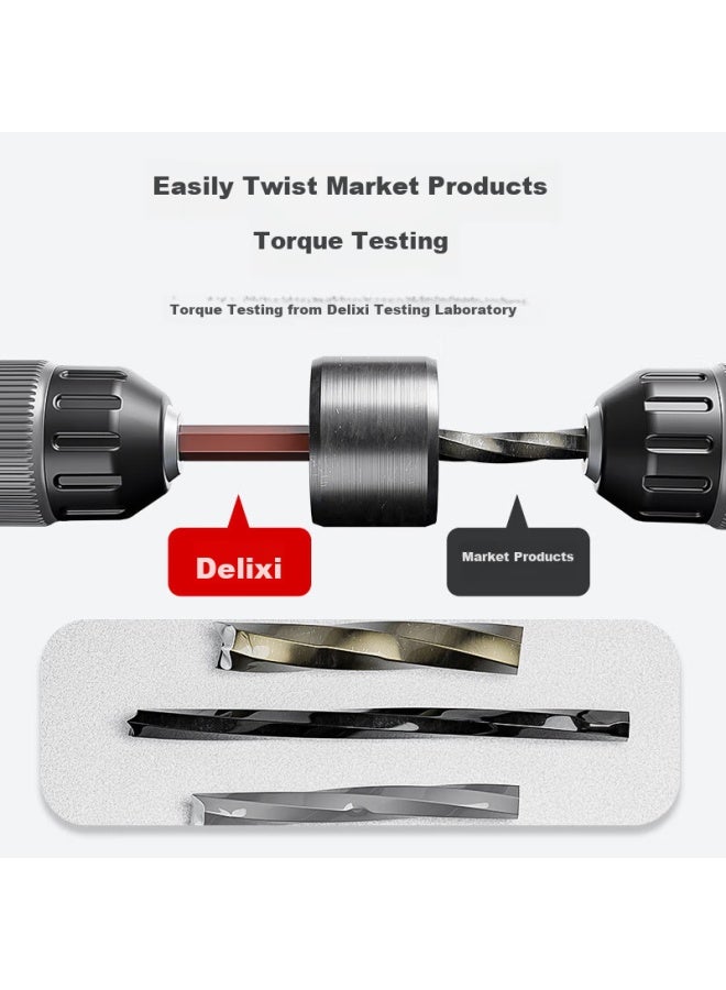 Delixi Hexagonal Wrench Set, Universal Hex Screwdriver, Internal Hexagon, Extended Automatic Tool, Hexagonal - Image 4